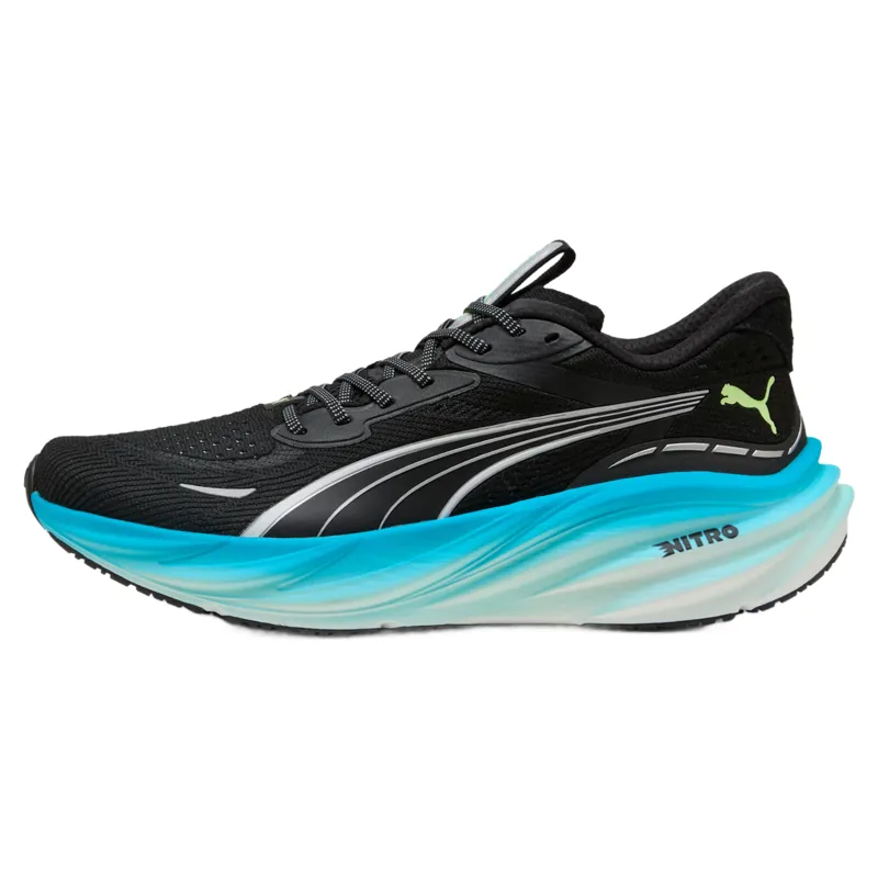 Puma Magnify NITRO 3 Men's Running Shoes - Black/Speed Blue
