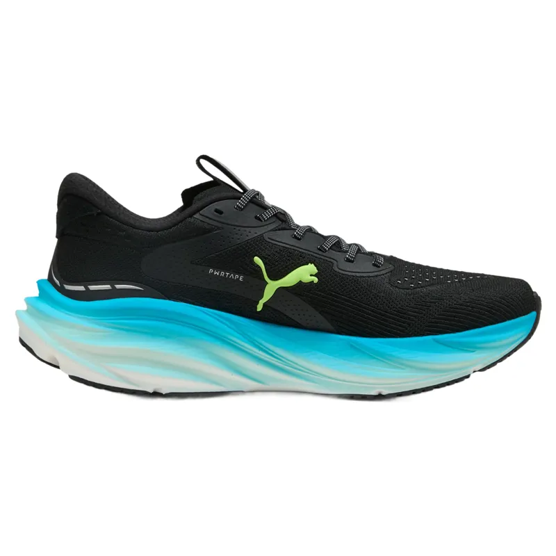 Puma Magnify NITRO 3 Men's Running Shoes - Black/Speed Blue-1