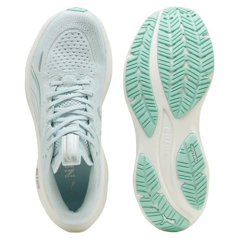 Puma Magnify NITRO 3 Women's Running Shoes - Sea Glass/Mint Melt-3