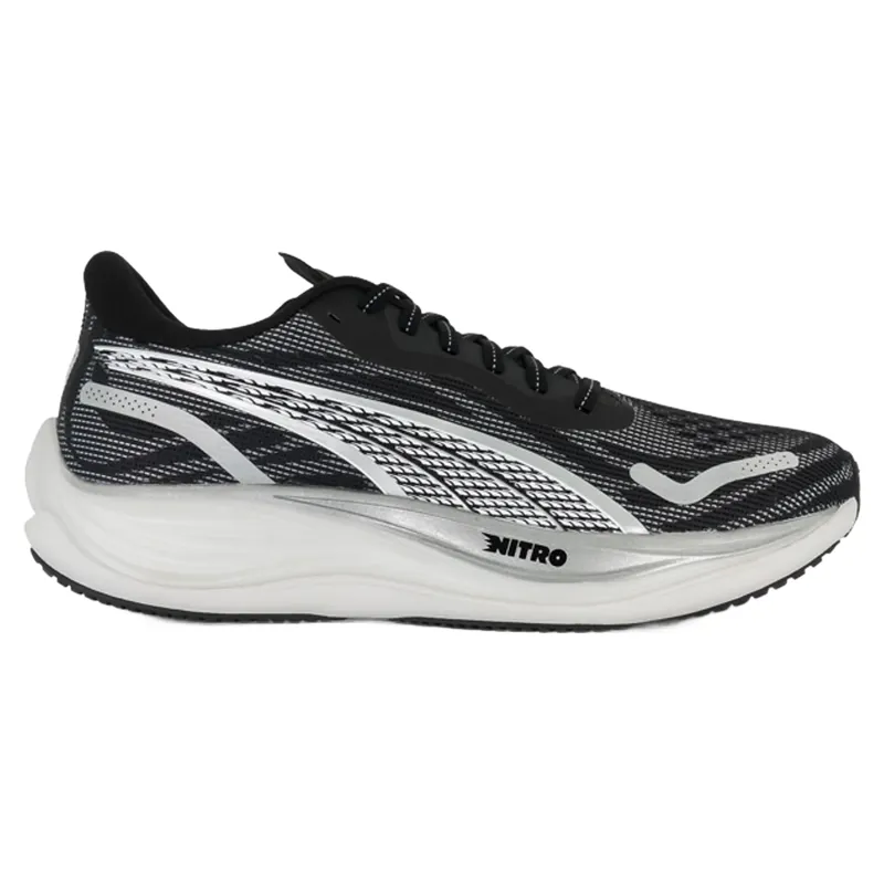 Puma Velocity NITRO 3 Men's Running Shoes - Black/White/Silver