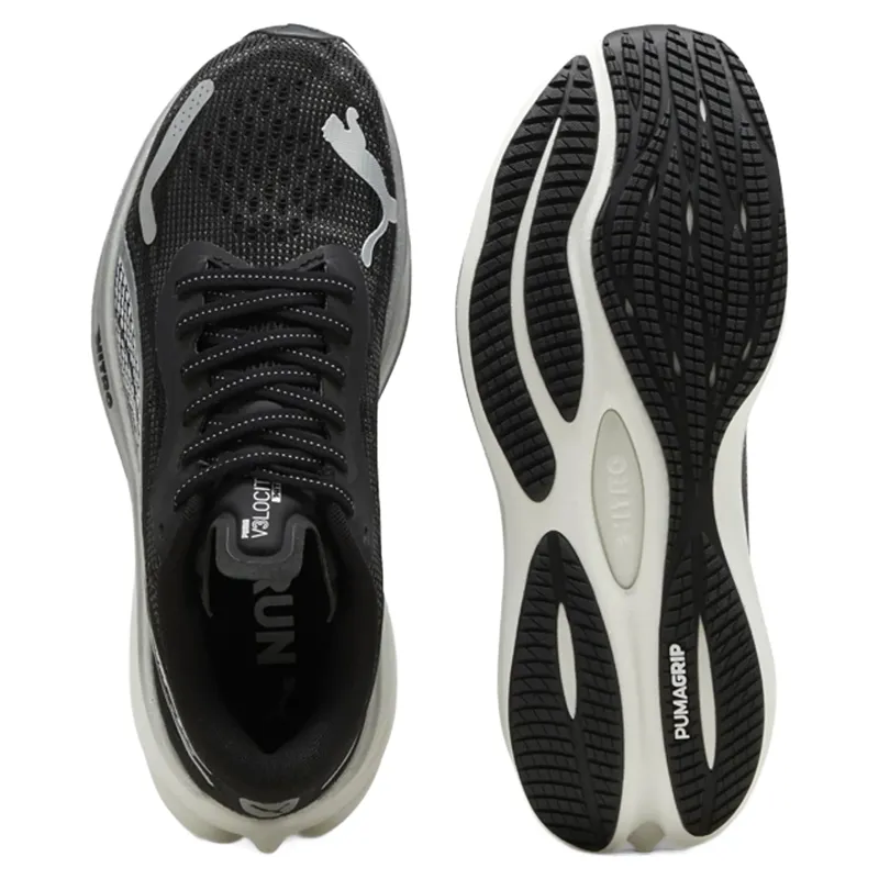 Puma Velocity NITRO 3 Women's Running Shoes - Black/Silver/White-2