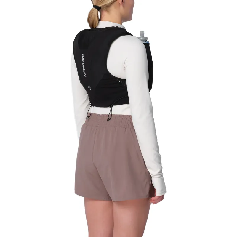 Salomon ADV Skin 5 Set Unisex Running Vest inc. flasks - Black-2