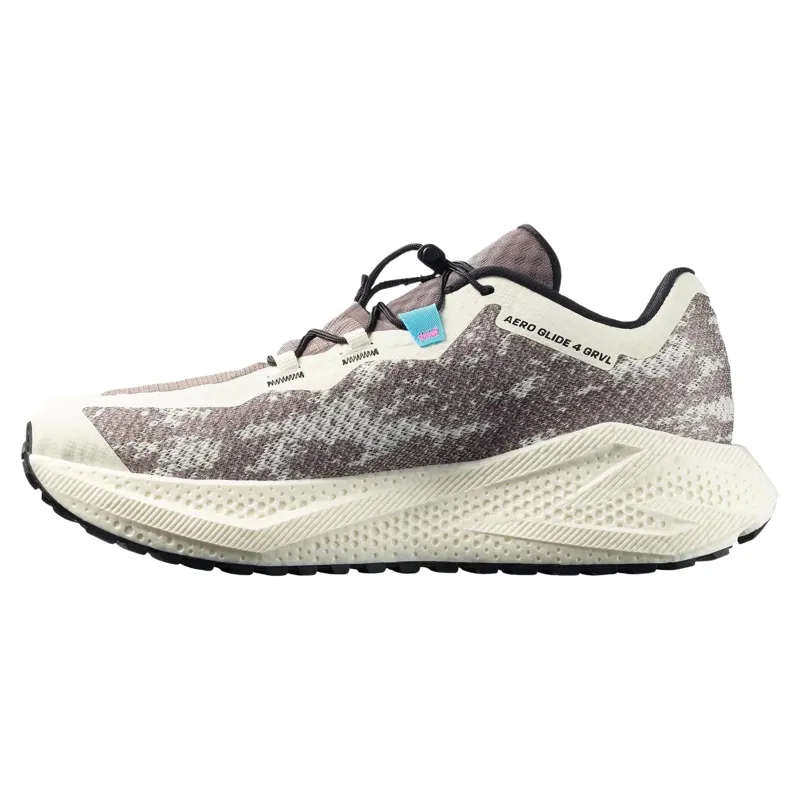 Salomon Aero Glide 4 GRVL Men's Running Shoes - Vanilla Ice/Black/Iron-1