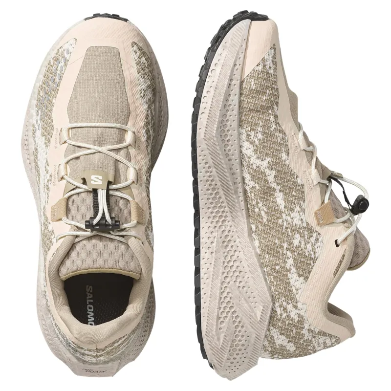 Salomon Aero Glide 4 GRVL Women's Running Shoe - Tapioca/Desert Tan-2