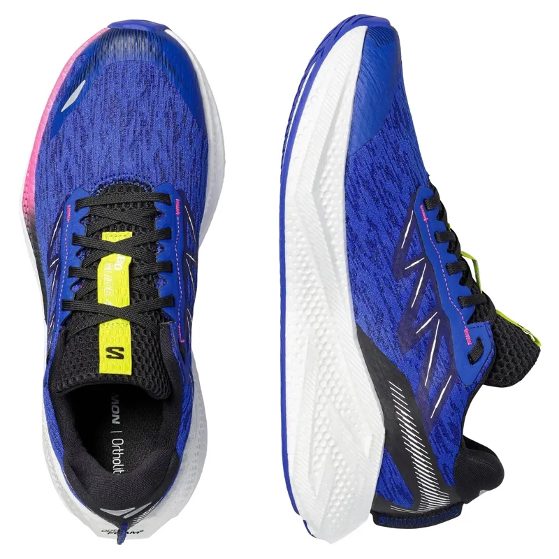 Salomon Aero Glide 4 Men's Running Shoes - Bluring/White/Black-4