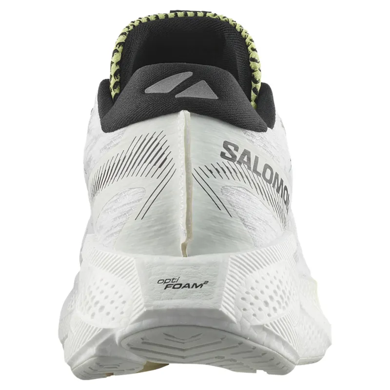 Salomon Aero Glide 4 Men's Running Shoes - White / Sunny Lime -4