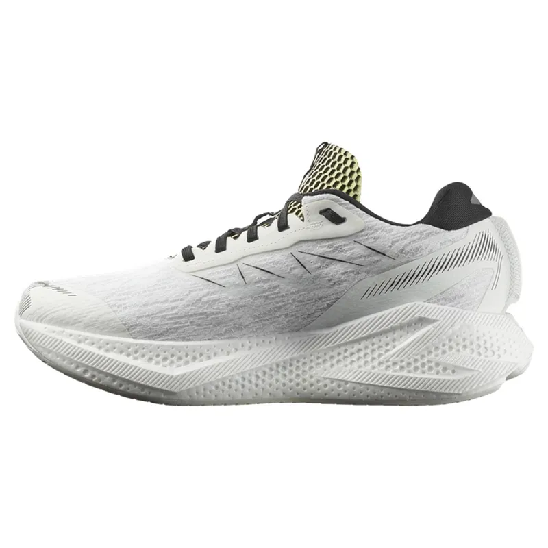 Salomon Aero Glide 4 Men's Running Shoes - White / Sunny Lime -1