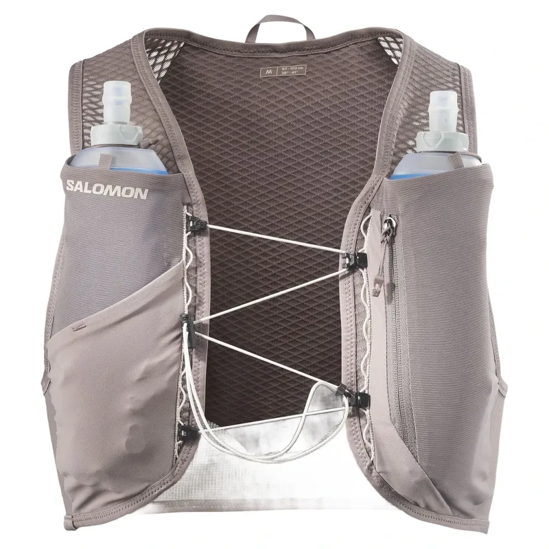 Salomon Gravel Skin 4 Unisex Running Vest - Iron/Silver Cloud