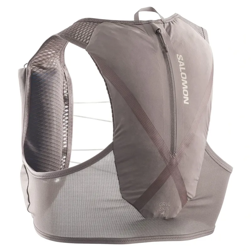 Salomon Gravel Skin 4 Unisex Running Vest - Iron/Silver Cloud-1