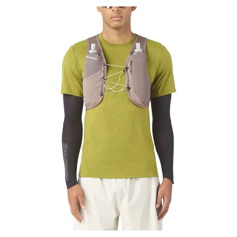 Salomon Gravel Skin 4 Unisex Running Vest - Iron/Silver Cloud-2