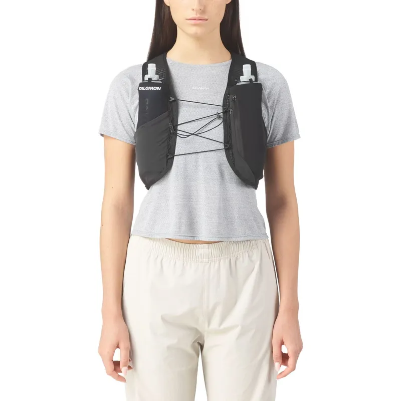Salomon Gravel Skin 4 Unisex Running Vest - Black-2