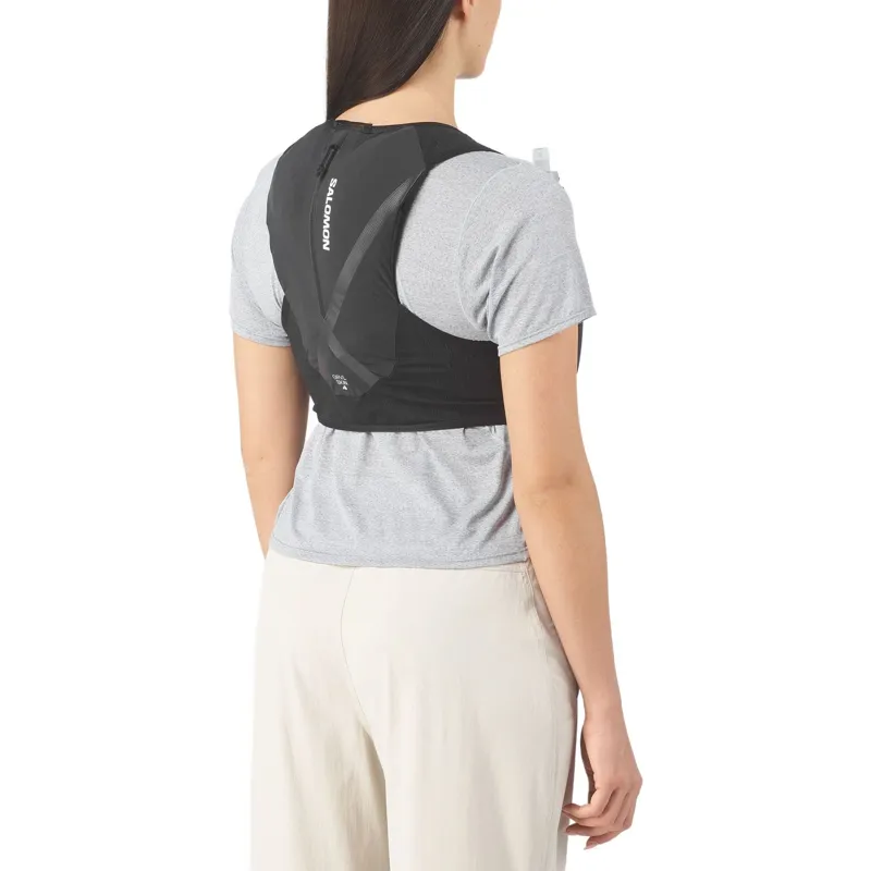 Salomon Gravel Skin 4 Unisex Running Vest - Black-3
