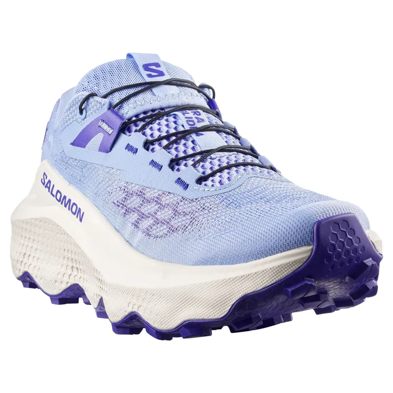 Salomon Ultra Glide 4 Women's Trail Running Shoes - Blue/Vanilla Ice-2