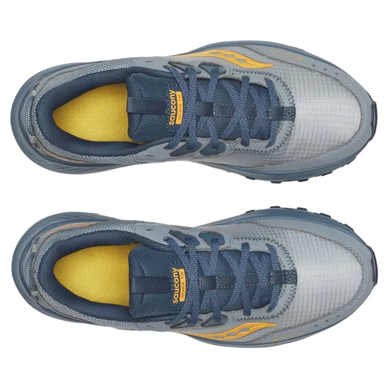 Saucony Aura TR GTX Women's Trail Running Shoes - Flint/Peel - UK 9-4