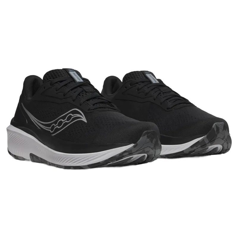 Saucony Echelon 10 Men's Running Shoes - Black/Silver-2