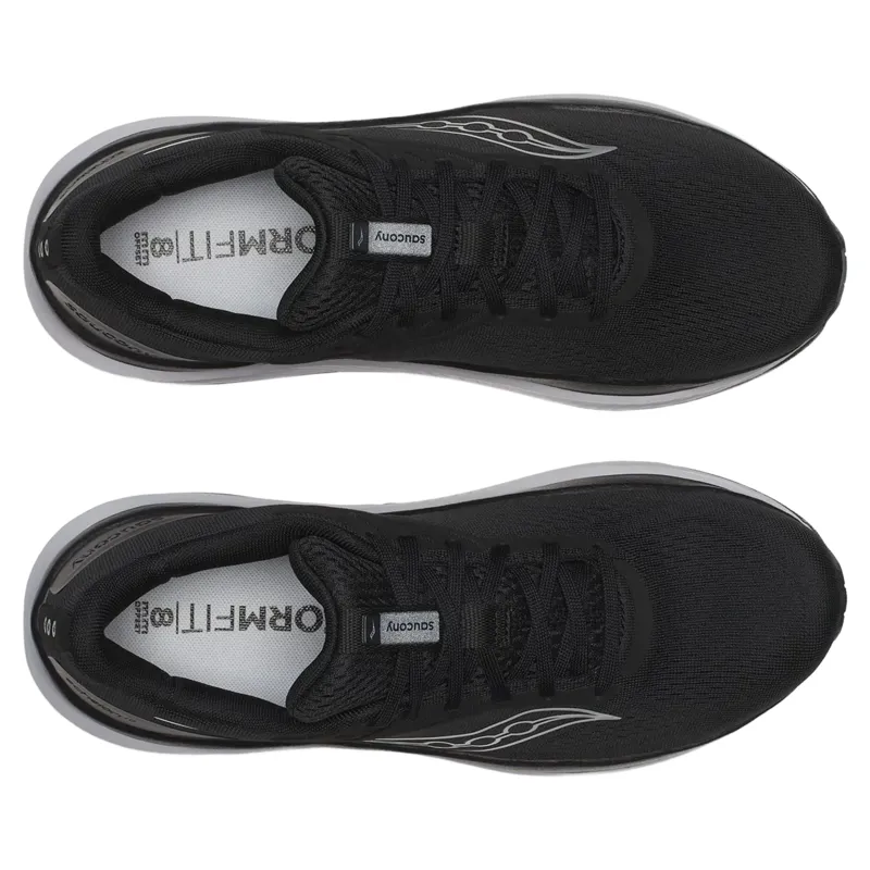 Saucony Echelon 10 Men's Running Shoes - Black/Silver-4