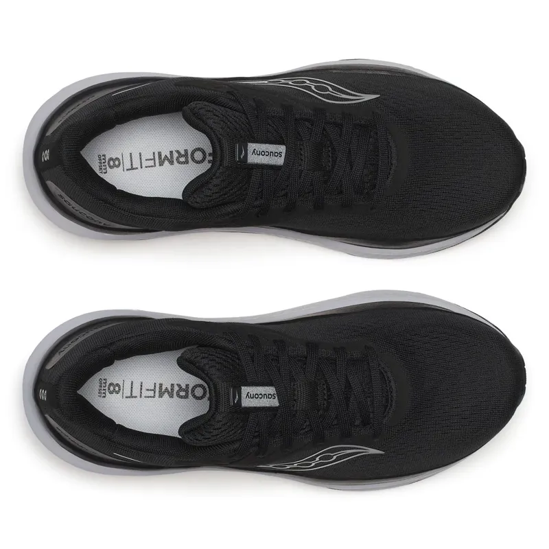 Saucony Echelon 10 Women's Running Shoes - Black/Silver-4