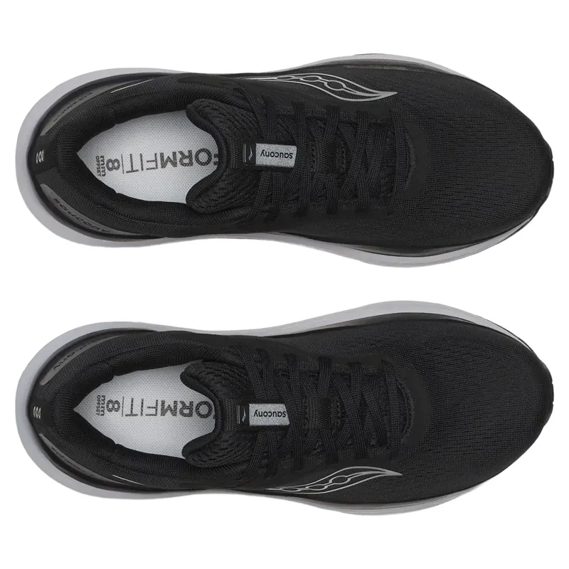 Saucony Echelon 10 Women's Running Shoes - Black/Silver-4