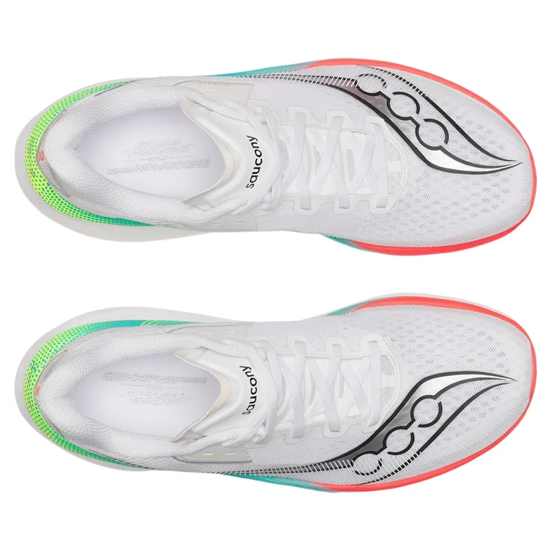Saucony Endorphin Azura Men's Running Shoes in White/Multi-3