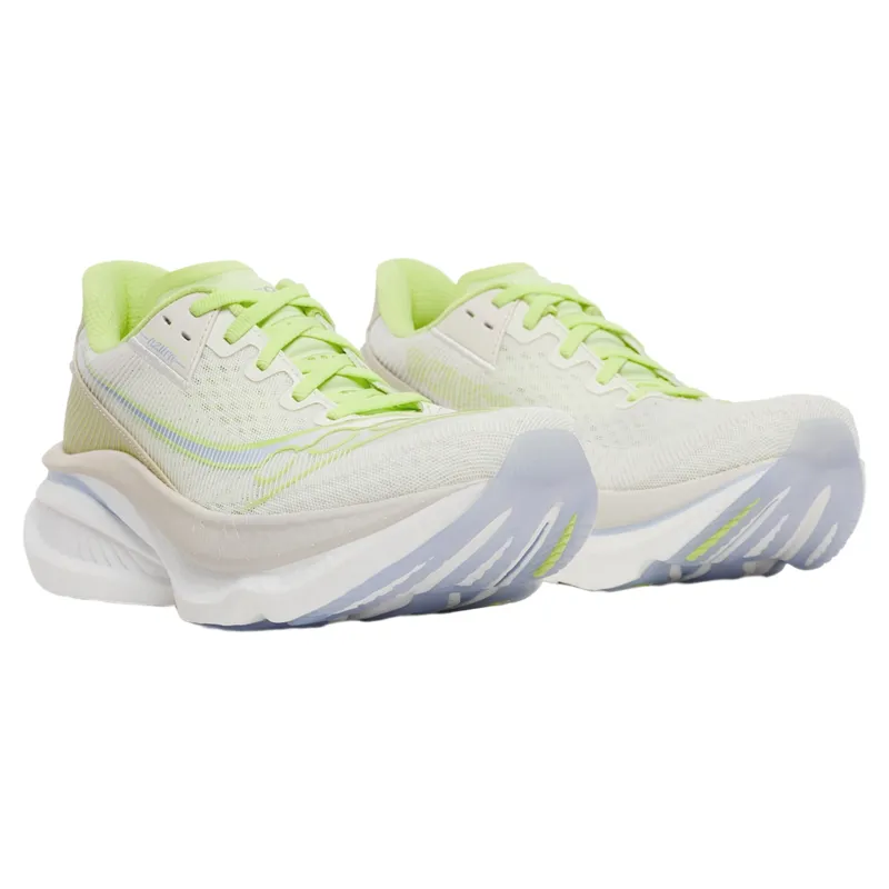 Saucony Endorphin Azura Women's Running Shoes in Ivory/Tart-2