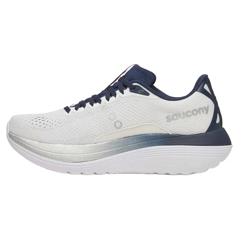 Saucony Endorphin Trainer Men's Running Shoes - White/Navy-1