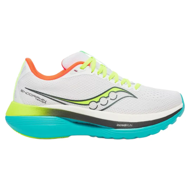 Saucony Endorphin Trainer Women's Running Shoes - White/Mutant