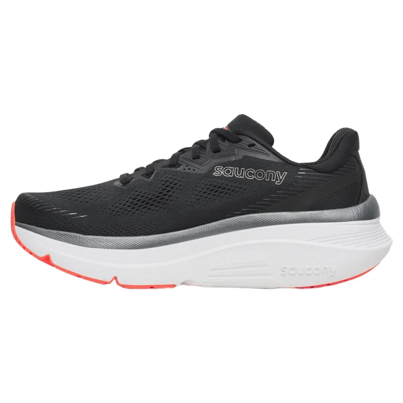 Saucony Guide 19 Men's Running Shoes in Black/Vizired-2