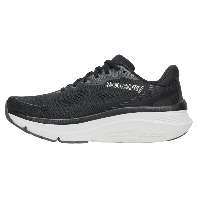 Saucony Guide 19 Men's Running Shoes in Black/Silver-2