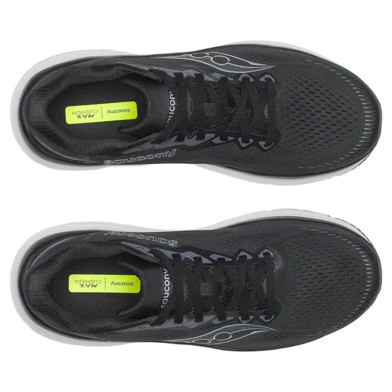Saucony Guide 19 Men's Running Shoes in Black/Silver-4