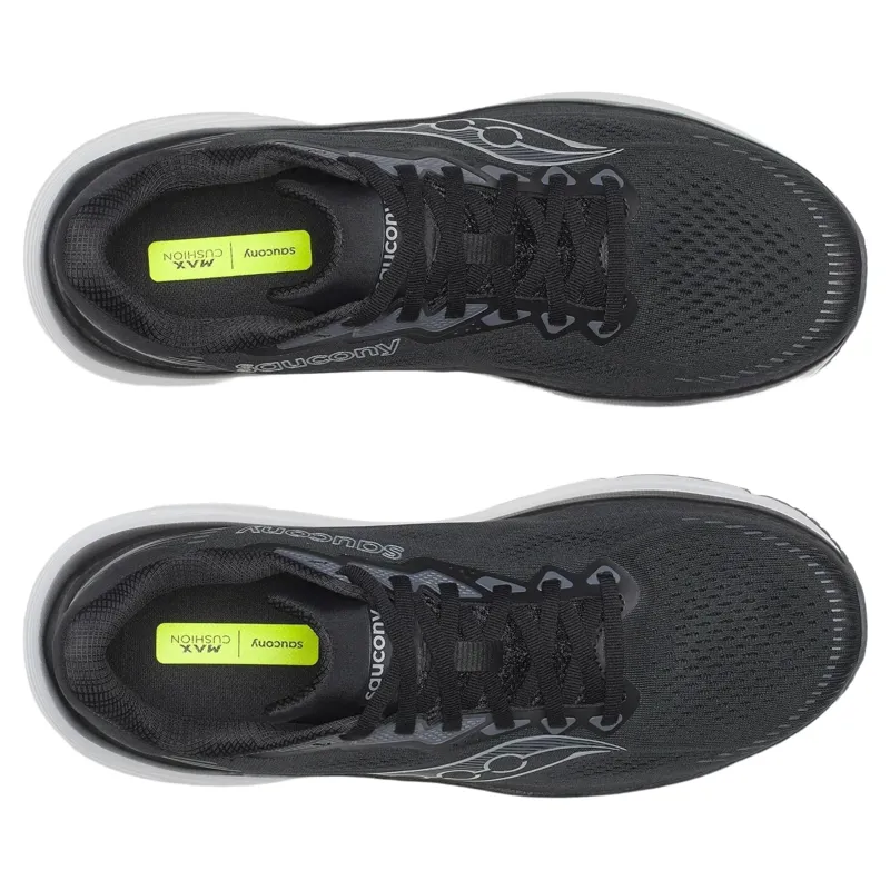 Saucony Guide 19 Men's Running Shoes in Black/Silver-4