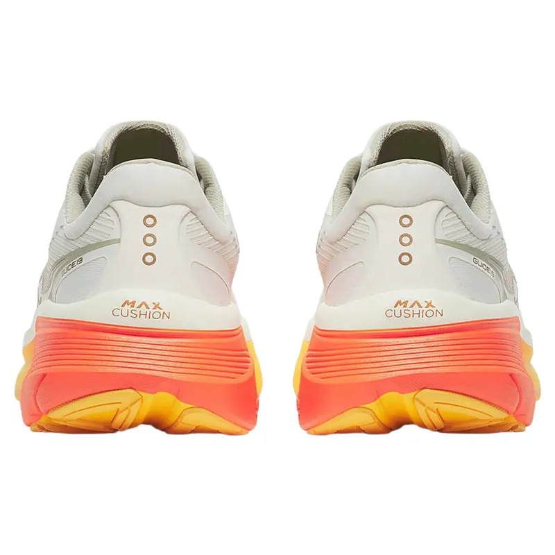 Saucony Guide 19 Men's Running Shoes in Ivory/Fire-3