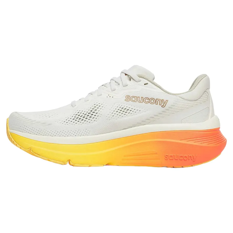 Saucony Guide 19 Men's Running Shoes - Ivory/Fire-1