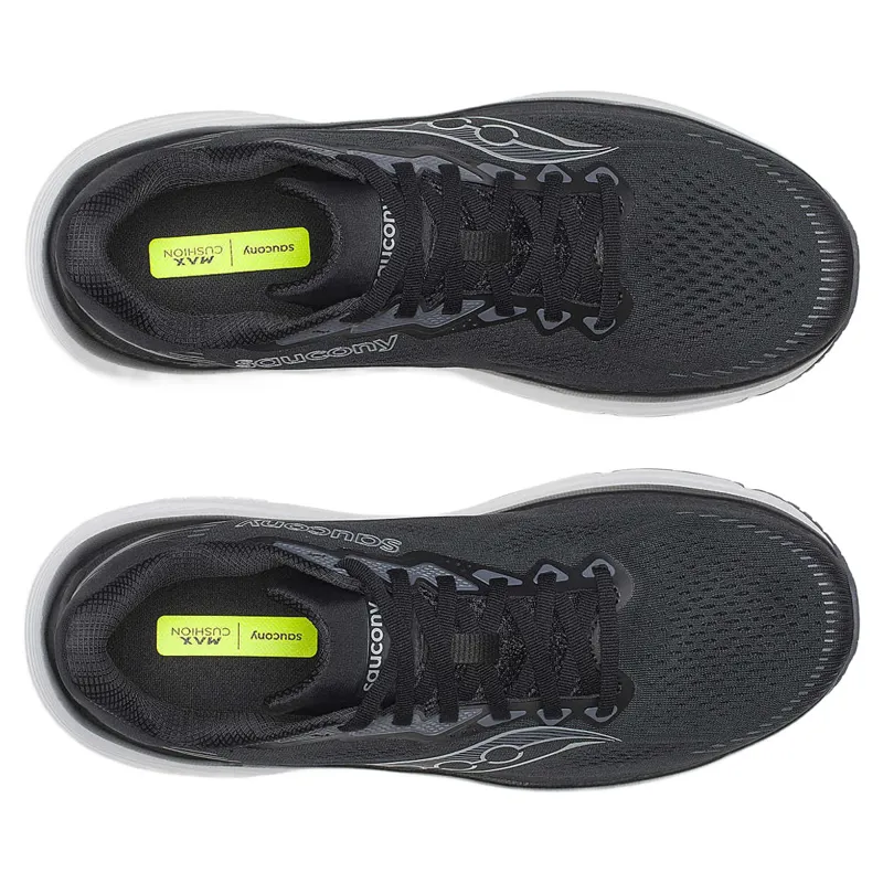 Saucony Guide 19 Wide Men's Running Shoes - Black/Silver-4