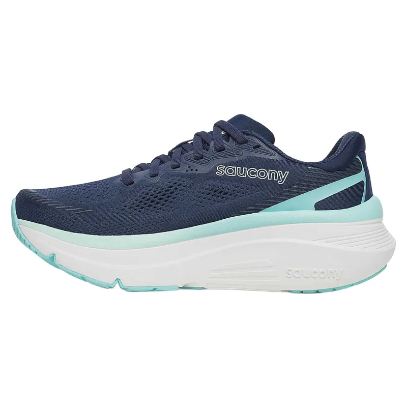 Saucony Guide 19 Women's Running Shoes - Navy/Aqua-1