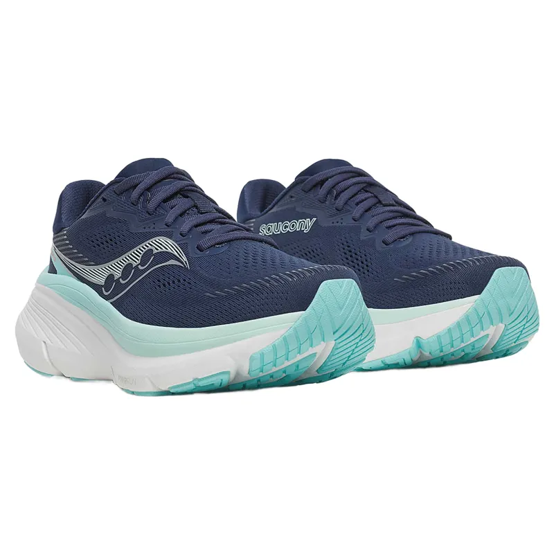 Saucony Guide 19 Women's Running Shoes - Navy/Aqua-2