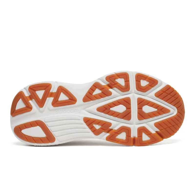 Saucony Guide 19 Women's Running Shoes - White/Gum-5