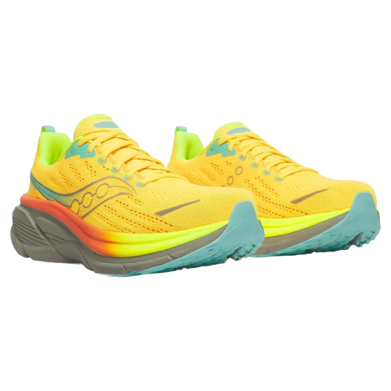 Saucony Hurricane 25 Men's Running Shoes - Vizigold/Laurel-2