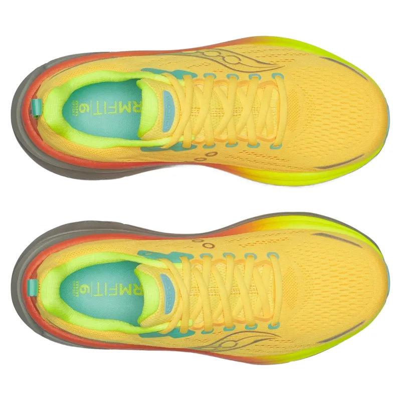 Saucony Hurricane 25 Men's Running Shoes - Vizigold/Laurel-3