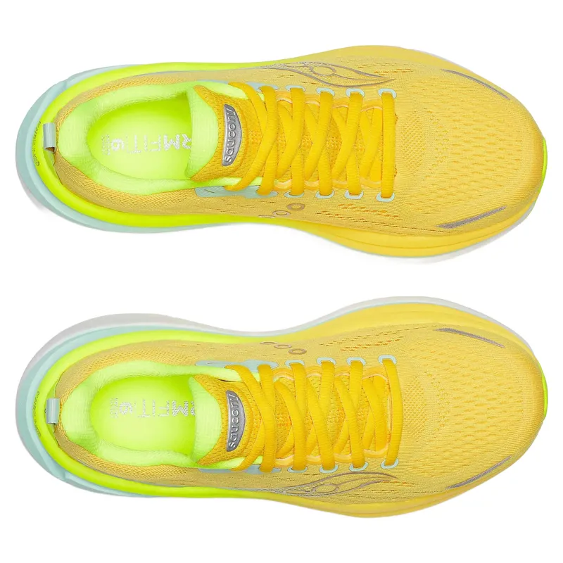 Saucony Hurricane 25 Women's Running Shoes - Sunrise/Citron-3