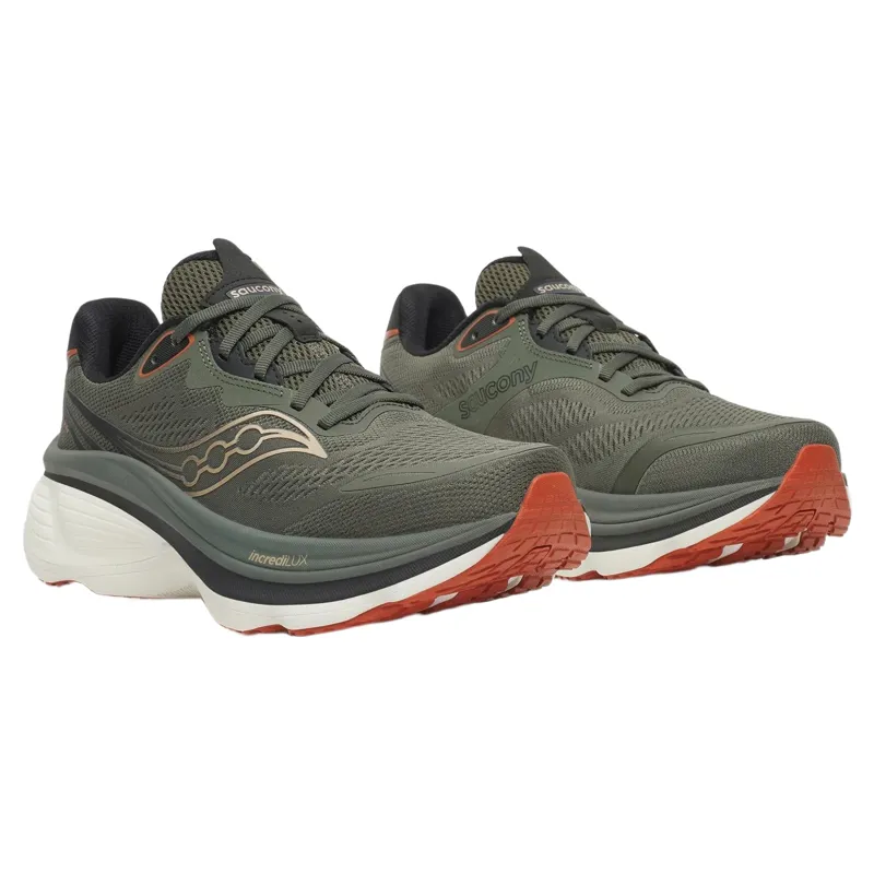 Saucony Hurricane 26 Men's Running Shoes - Fatigue/Black-2