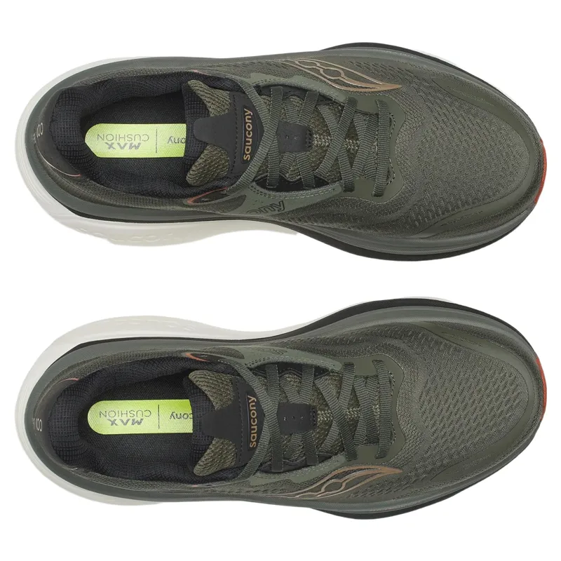 Saucony Hurricane 26 Men's Running Shoes - Fatigue/Black-4