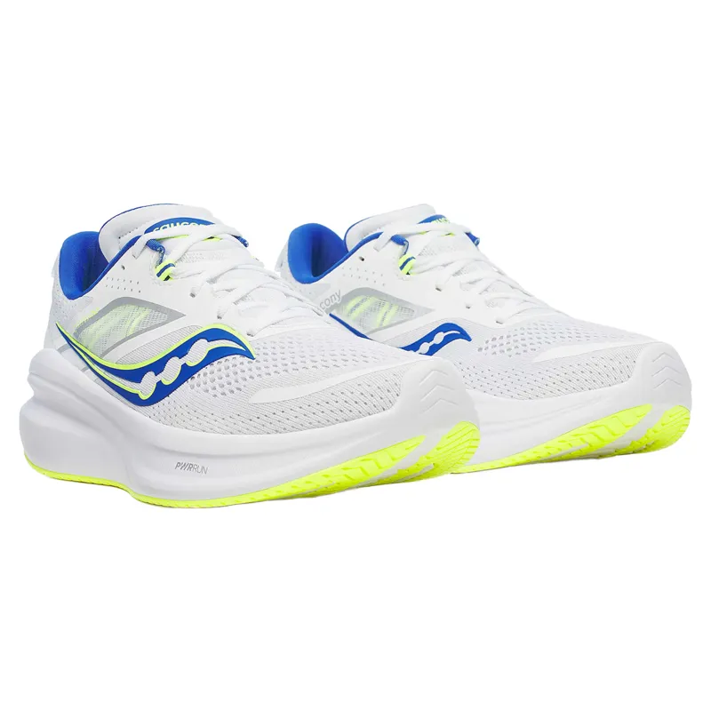 Saucony Omni 22 Men's Running Shoes - White/Lapis-1