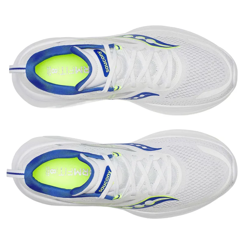 Saucony Omni 22 Men's Running Shoes - White/Lapis-4