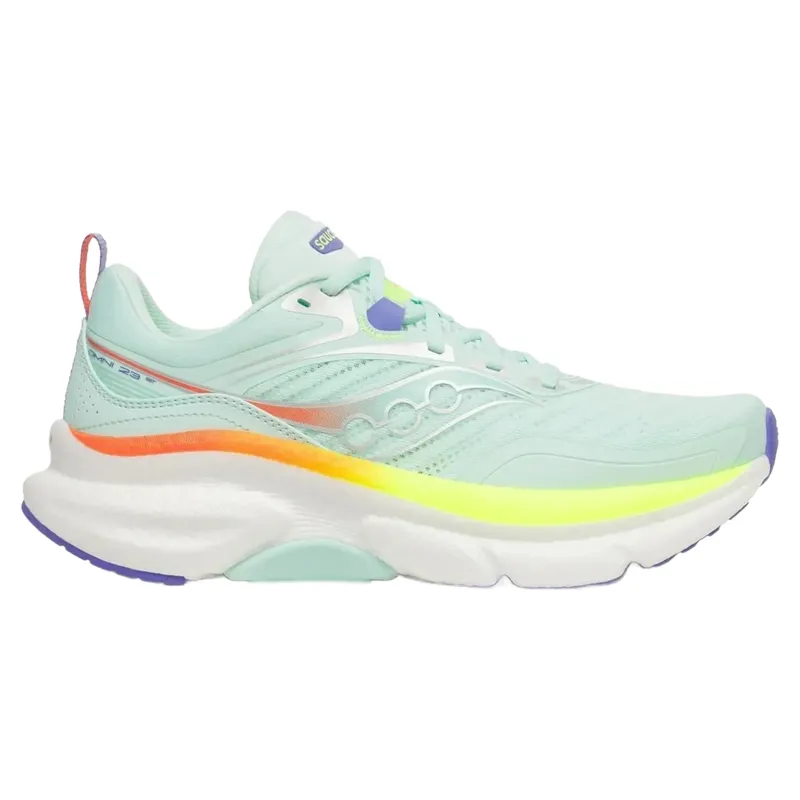 Saucony Omni ST 23 Women's Running Shoes - Aqua/Citron