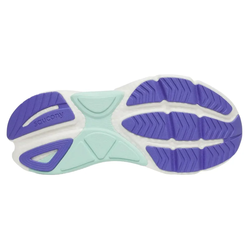 Saucony Omni ST 23 Women's Running Shoes - Aqua/Citron-5