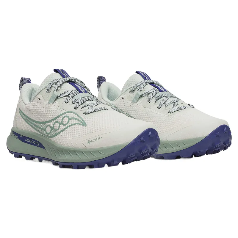 Saucony Peregrine 15 GTX Women's Running Shoes - Quartz/Mist-1