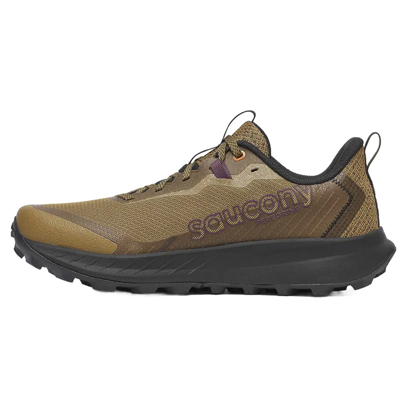 Saucony Peregrine 15 Men's Running Shoes - Kodiak/Black-2