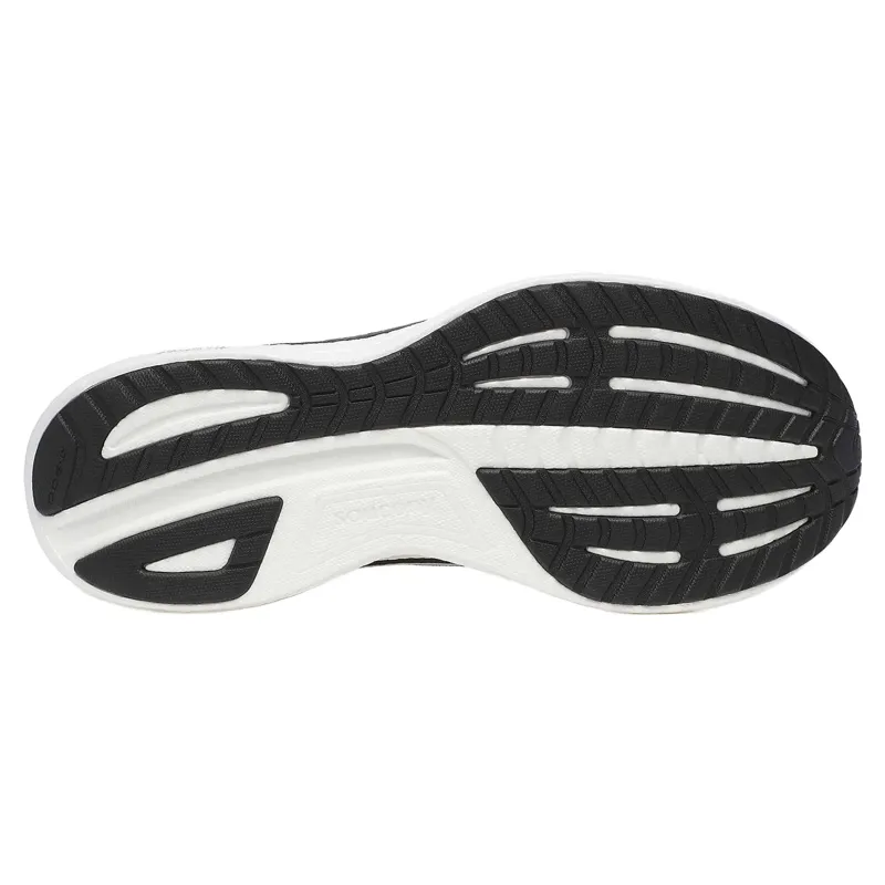 Saucony Ride 18 Wide Men's Running Shoes - Black/White-5