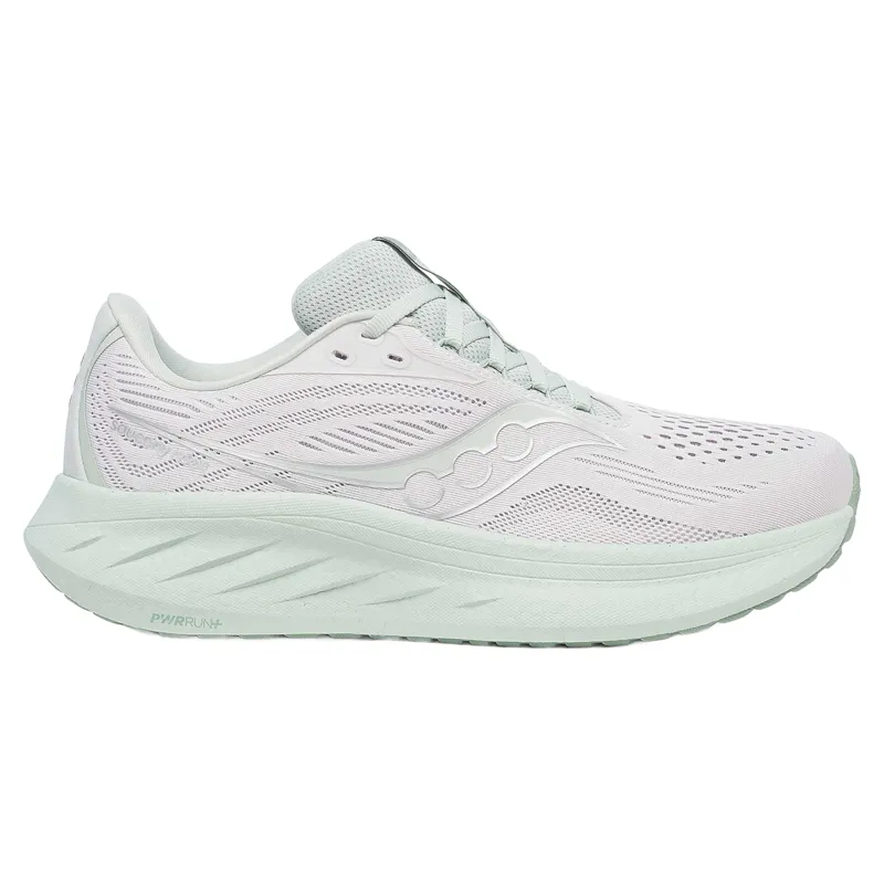 Saucony Ride 18 Women's Running Shoes - Fog/Mist