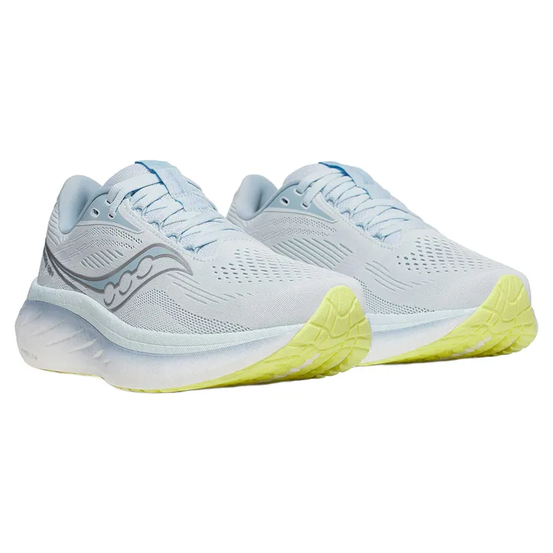Saucony Ride 18 Women's Running Shoes - Ice Melt/Dream-2